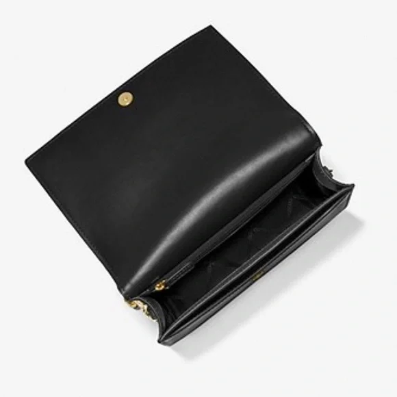 Classy NEW Michael Kors Jet Set Large Black Crossbody Bag  🌺Offers welcome! - Picture 7 of 8